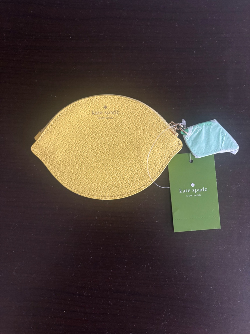 NWT Kate Spade "Via Limoni" Lemon Coin Purse